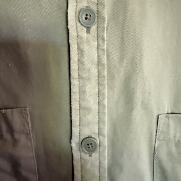 Vintage Denim Supply Ralph Lauren Tan Twill Safari Field Shirt Size Large - Picture 4 of 12